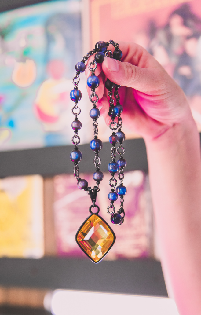 Asmodean Crystal Necklace - Helluva Boss